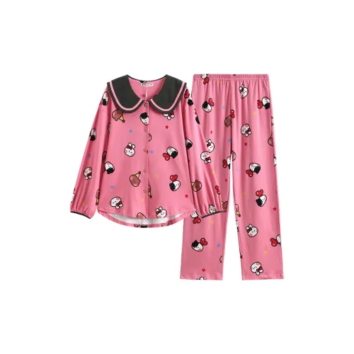 FENTENG x LINE FRIENDS Пижамный комплект женский темно-розовый