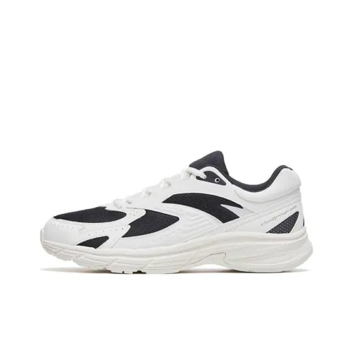 ANTA Амортизирующие шоки Slip-resistant и устойчивые к истиранию Низкий топ Беговые кроссовки Мужской Черный Белый