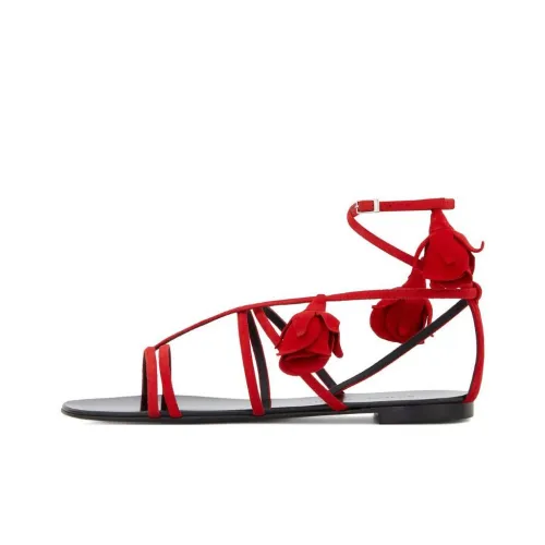 Giuseppe Zanotti GZ Римские Сандалии Женские Красные