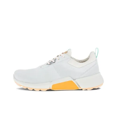 Ecco W GOLF BIOM H4 Low Топ Спортивная повседневная обувь Женская Белая Яичная скорлупа Синий