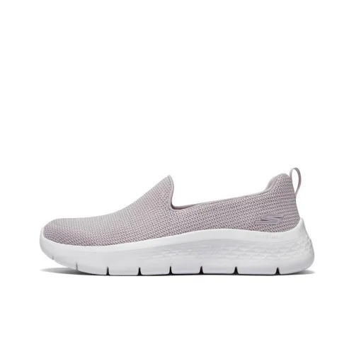 Skechers Повседневные Низкие Кеды Розовые Белые Женские