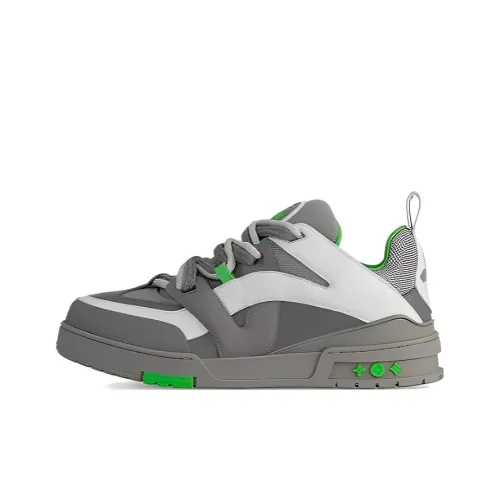 LOUIS VUITTON Skate Low Топ Кроссовки для скейтбординга Унисекс Серый