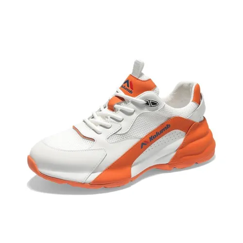 KOLUMB Юбка Резистентная и Дышащая Низкий Топ Кэжуал Мужская Белая и Оранжевая