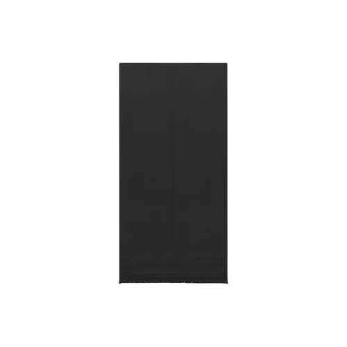 SAINT LAURENT Шелк Вязаные Шарфы Женские Черный