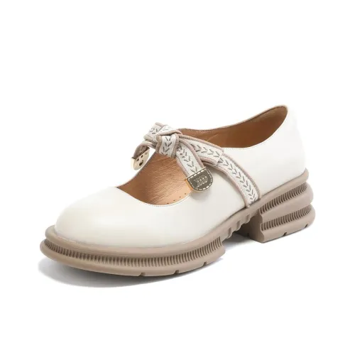 FOND BERYL Туфли Мэри Джейн с грубым каблуком 4,3 см женские