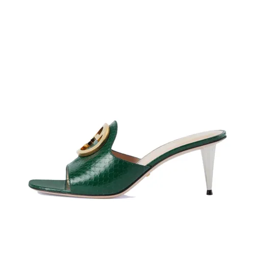 GUCCI Стильные сандалии 6,5 см женские зеленые