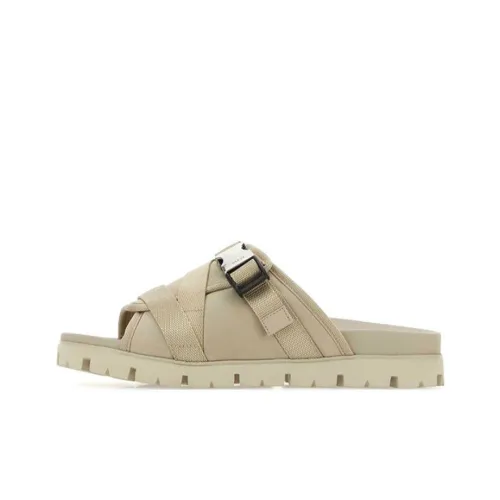 PRADA Слипоны Мужские Бежевые