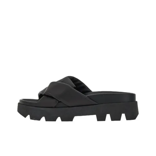 Ferragamo Слипоны Женские Черные