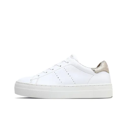 Skechers Alba Slip-resistant Abrasion-resistant Low-top Скейтборд Кроссовки Женские Белые