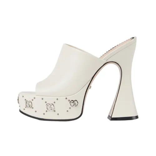 GUCCI Стильные сандалии 11,5 см Женские Белые