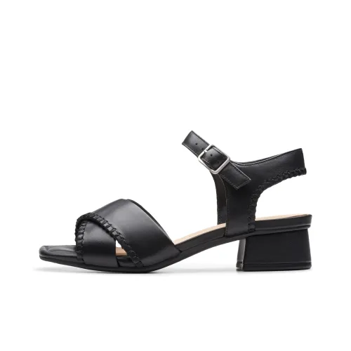 Clarks Caina Коллекция One Ремешок Сандалии Женские Черные