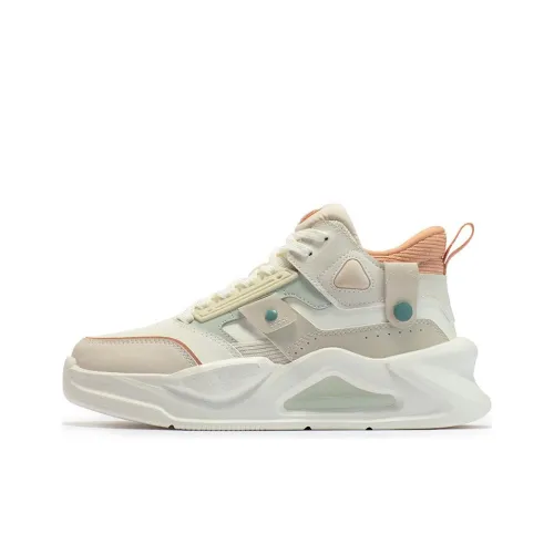 361° Жевательные конфеты SE Устойчивые к истиранию Термический MID Топ Спортивная повседневная обувь Женская Белый Серый