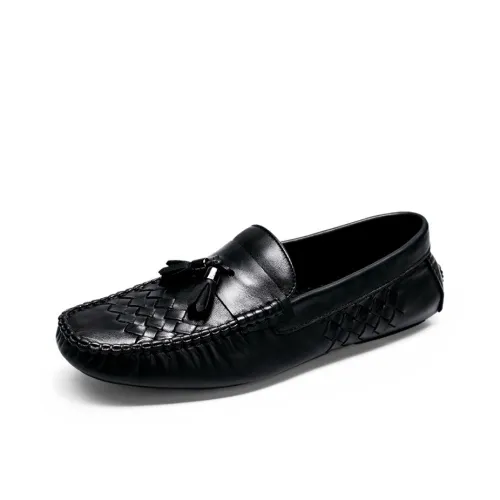 Brounvanm Лоферы с резиновым подошвой Мужской Черный