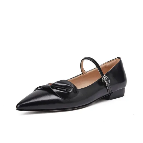 Yeezyy Reezy Квадратный каблук Туфли Мэри Джейн 2 см Женские