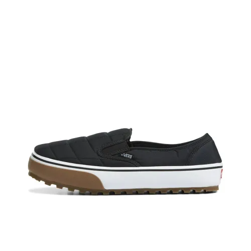 VANS Snow Lodge Slipper Low Топ Скейтборд Кроссовки Унисекс Черный Белый Коричневый