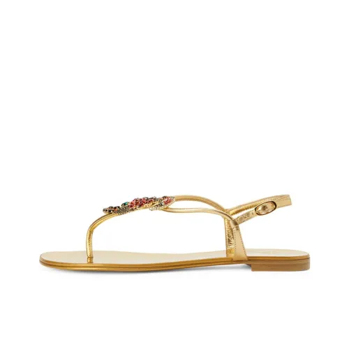 Giuseppe Zanotti GZ One Ремешок Сандалии Женские Золотые