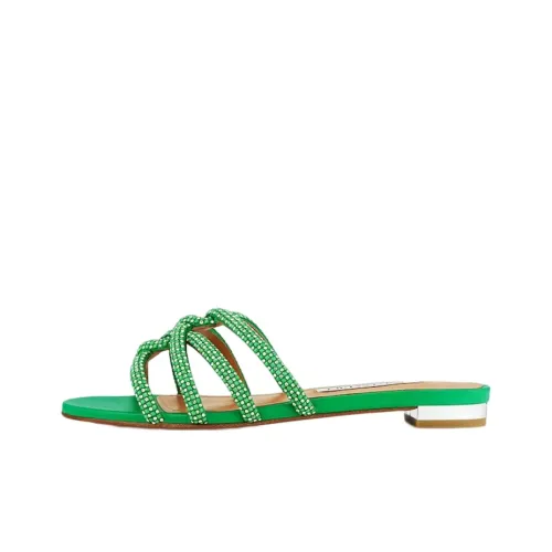 AQUAZZURA Слипоны Женские Зеленые