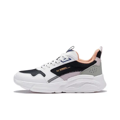 361° Легкий Износостойкий Противоскользящий Низкий Топ Спортивная Повседневная Обувь Женская Черный Белый