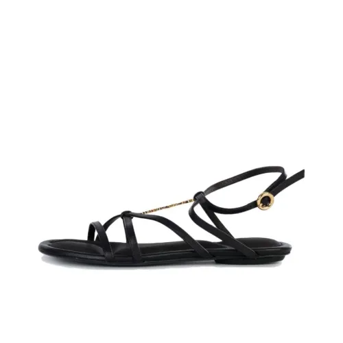 Jacquemus one Ремень Сандалии Черные Женские