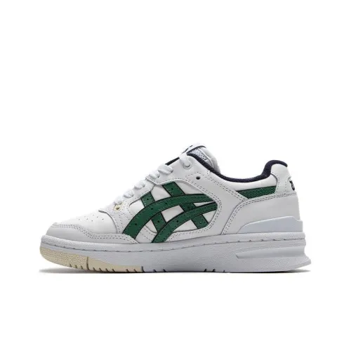 Asics EX89 Амортизация Износостойкие Низкие Кроссовки для Скейтбординга Унисекс Белые Зеленые