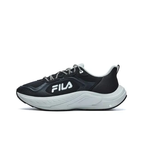 FILA Низкий топ Повседневная беговая обувь Женская Черный Серый