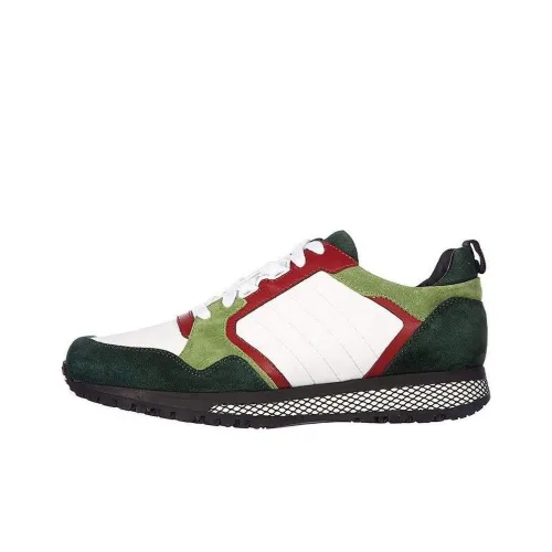 GUCCI Амортизация Низкий Топ Спортивная Повседневная Обувь Мужская Белый Зеленый Красный