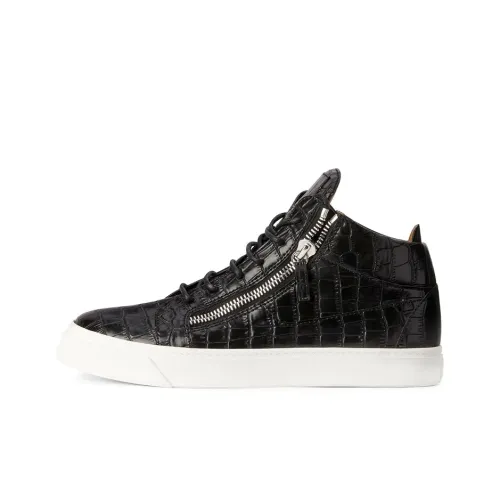 Giuseppe Zanotti GZ Kriss MID Топ Стильные Скейтбординги Мужской Черный