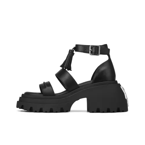 Naked Wolfe CHERUB One Ремень Сандалии 7 см Женские Черный