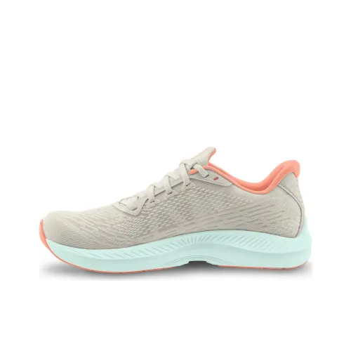 Topo Athletic Амортизаторы Shock противоскользящие низкий топ беговые кроссовки женские серый синий