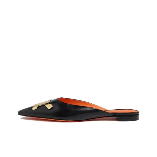 Santoni Домашние тапочки Женские Черные