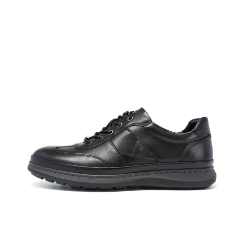 Satchi Мужские повседневные туфли Low Top Черный Серый Цвет Мужской