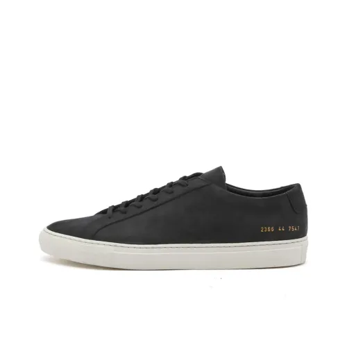 COMMON PROJECTS Низкий Топ Стильный Скейтбординг Мужской Черный