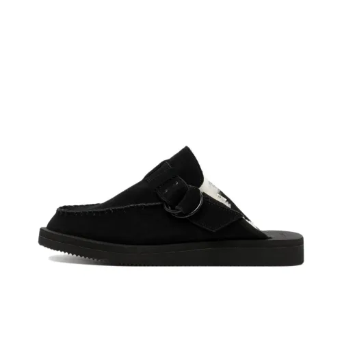 Suicoke Износостойкие противоскользящие домашние тапочки для женщин черные