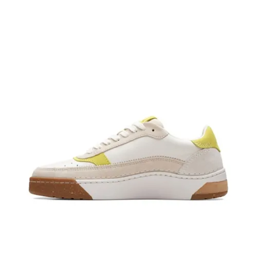Clarks Скейтборд Кроссовки Низкие Белый Желтый Мужской