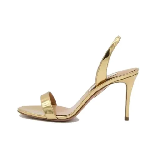 AQUAZZURA One Ремешок Сандалии Женские Золотые