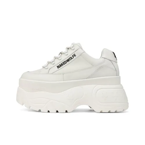 Naked Wolfe SPRINTER Устойчивая к истиранию Низкая Спортивная Повседневная Обувь Женская Белая