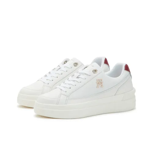 Tommy Hilfiger Низкие Кроссовки для скейтбординга Женские Белые