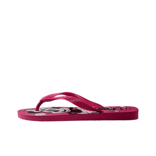 Disney x Havaianas Резиновая подошва противоскользящие шлепанцы женские красного цвета
