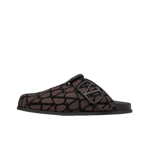 Valentino Vlogo Домашние тапочки Мужские Коричневые Черные