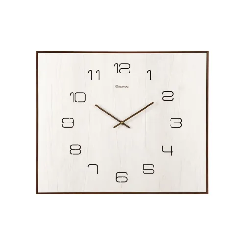 HENSE Кварцевый Movement Унисекс Настенные часы Бежевый