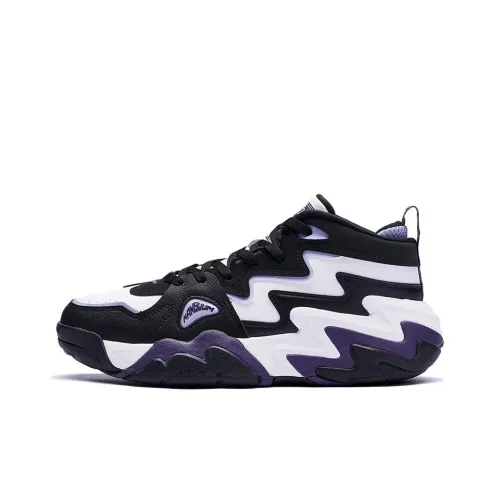 361° Амортизаторы Resistant MID Топ Спортивная повседневная обувь Черный Фиолетовый