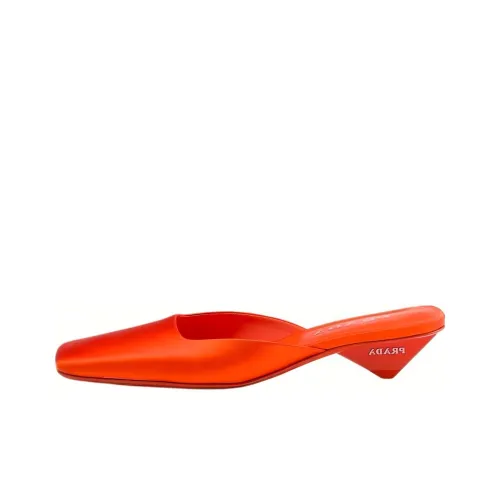 PRADA Домашние тапочки Orange Women's