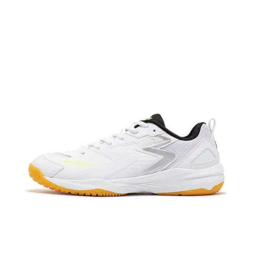 361° Winning Амортизация Устойчивость к истиранию Поддержка Низкий Топ Кроссовки для тренировок Унисекс Серебристо-белый