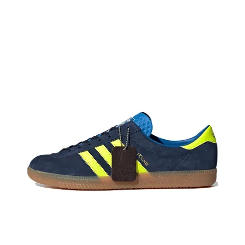 Adidas Originals Slip Resistant Abrasion Resistant Низкий Топ Винтаж Скейтборд Кроссовки Унисекс Синий Коричневый Зеленый