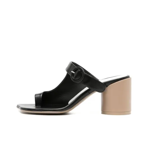 MM6 MAISON MARGIELA Мода Тапочки 7 см Женские Черные