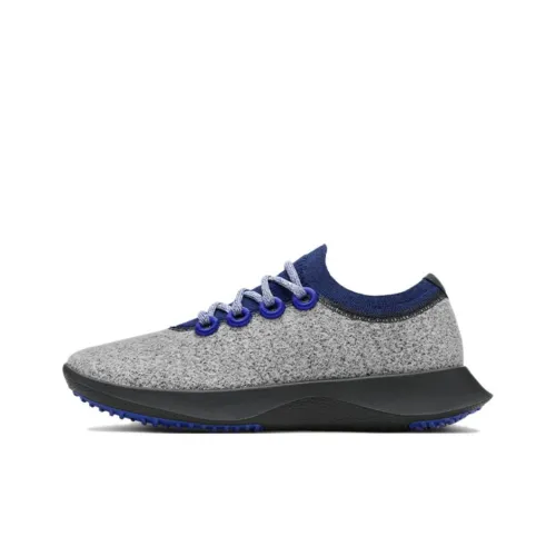 Allbirds Wool Dasher Slip-Resistant Low Top Sprint Беговые кроссовки Мужские Snow Silver Gray