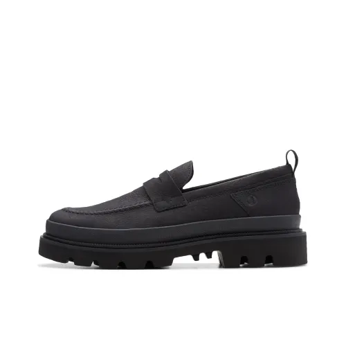 Clarks Мужские повседневные туфли Low Top Черные 261760917 Мужские