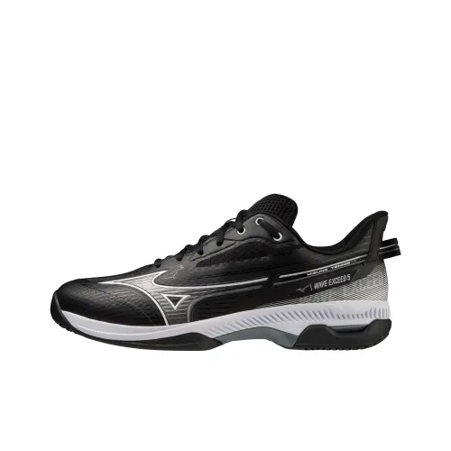 Mizuno Wave Exceed Tour 5 AC Амортизаторы Slip-resistant устойчивые к истиранию Низкий топ Кроссовки для тенниса Унисекс Черный