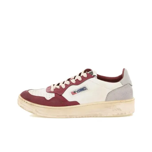 AUTRY Стильные Скейтбординги Мужские Белый Красный Потертый