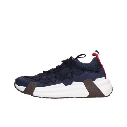 Moncler Compassor Low Топ Повседневная обувь Мужская Синяя